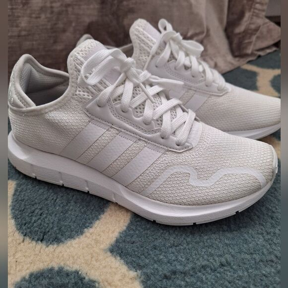 Adidas 6.5 All-White Slip On Sneakers - Picture 1 of 9